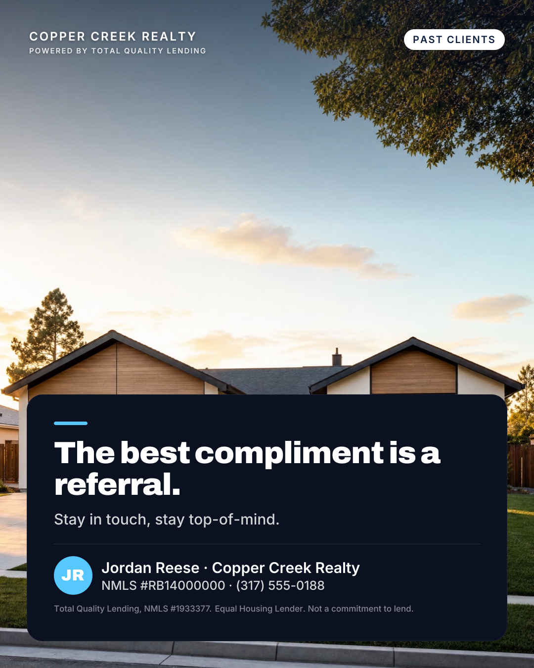 Past-Client & Referrals Campaign graphic